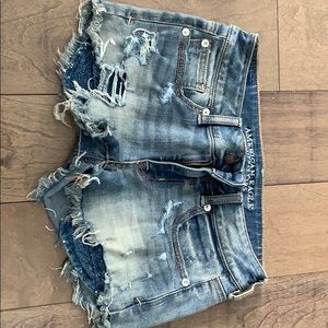 American eagle jean shorts